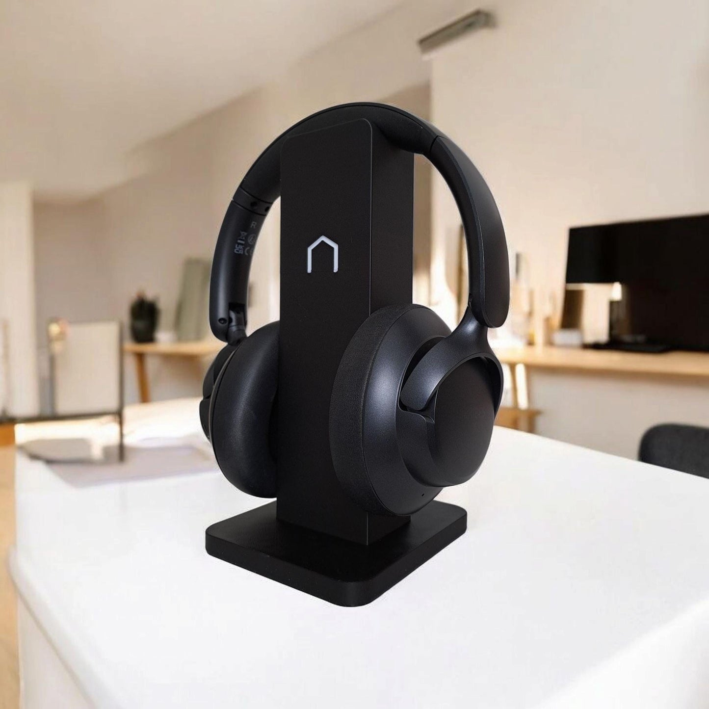 Minimalist 3D Printed Headphone Stand - "Obelisk" – Modern Desk & Gaming Headset Holder