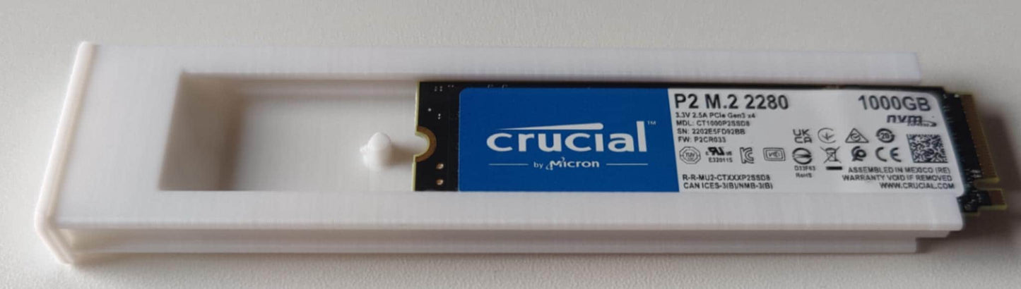 UniFi Cloud Gateway NVMe SSD Tray | Tool-Released, 3D Printed PETG