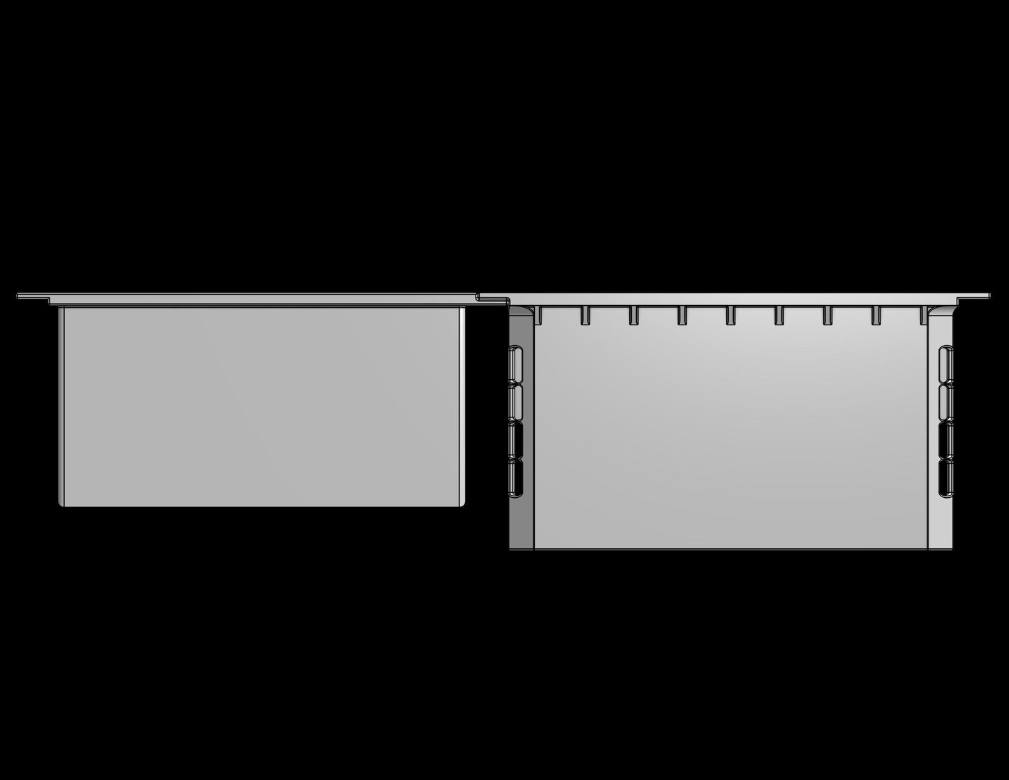 UniFi Cloud Gateway Fiber Rack Mount | UCG Fiber 19" Rack Mount with ONT Shelf | Calix 803G Mount | Homelab Network Rack Bracket