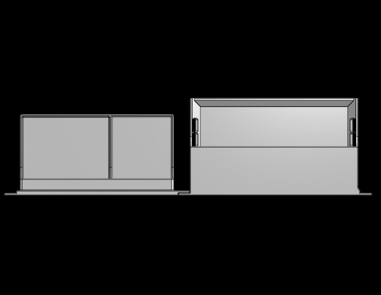 UniFi Cloud Gateway Fiber Rack Mount | UCG Fiber 19" Rack Mount with ONT Shelf | Calix 803G Mount | Homelab Network Rack Bracket