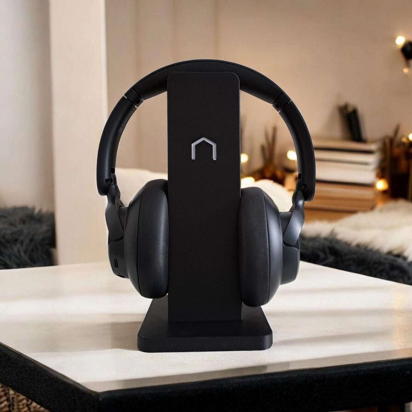 Minimalist 3D Printed Headphone Stand - "Obelisk" – Modern Desk & Gaming Headset Holder